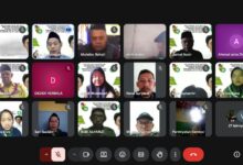 Pelatihan Jaya Melati Satu Kwarwil HW Banten Sesi Daring dibuka oleh Sekretaris Pimpinan Wilayah Muhammdiyah Banten Prof. DR. Zakaria Syafe’i, M.Pd.