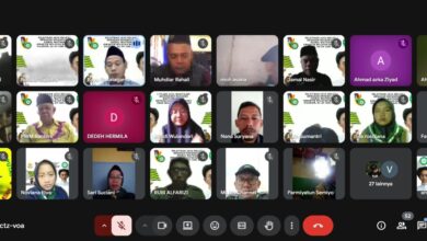 Pelatihan Jaya Melati Satu Kwarwil HW Banten Sesi Daring dibuka oleh Sekretaris Pimpinan Wilayah Muhammdiyah Banten Prof. DR. Zakaria Syafe’i, M.Pd.